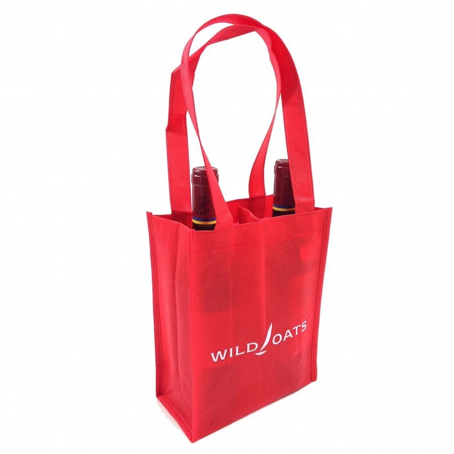 Two Bottle Non Woven Wine Tote